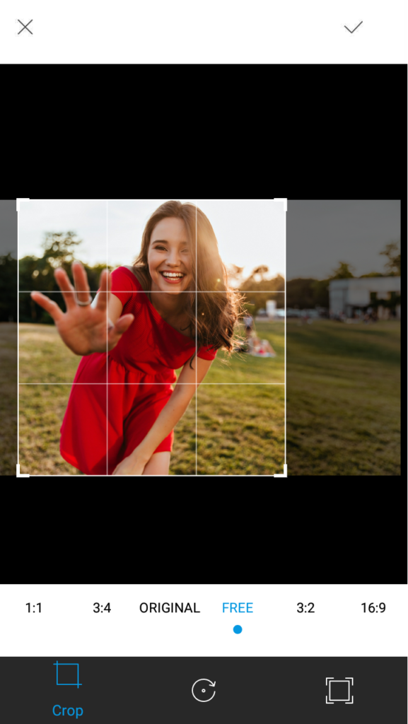 Enhance your photo with MyZesty's Crop/Rotate Feature